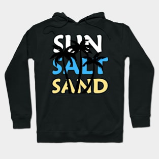 Sun Sand Salt Beach Shirt, Retro Comfort Colors T-Shirt, Trendy Beach Shirts for Women, Summer Vacation Shirts, Womens Oversized Beach Shirt Hoodie